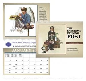 Triumph® Calendars The Saturday Evening Post Illustrations by Norman Rockwell Calendar (Item 2508)