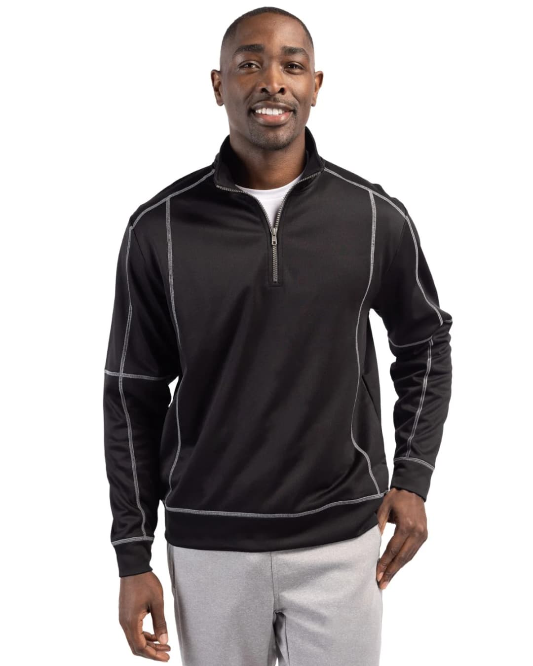 Clique Helsa Performance Knit Mens Half Zip
