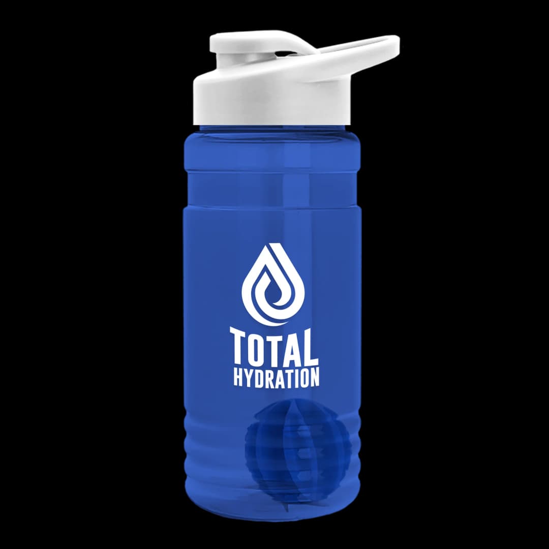 Groove Tritan® Shaker Bottle with Drink-Thru Lid and Mixing Ball - 20 oz.