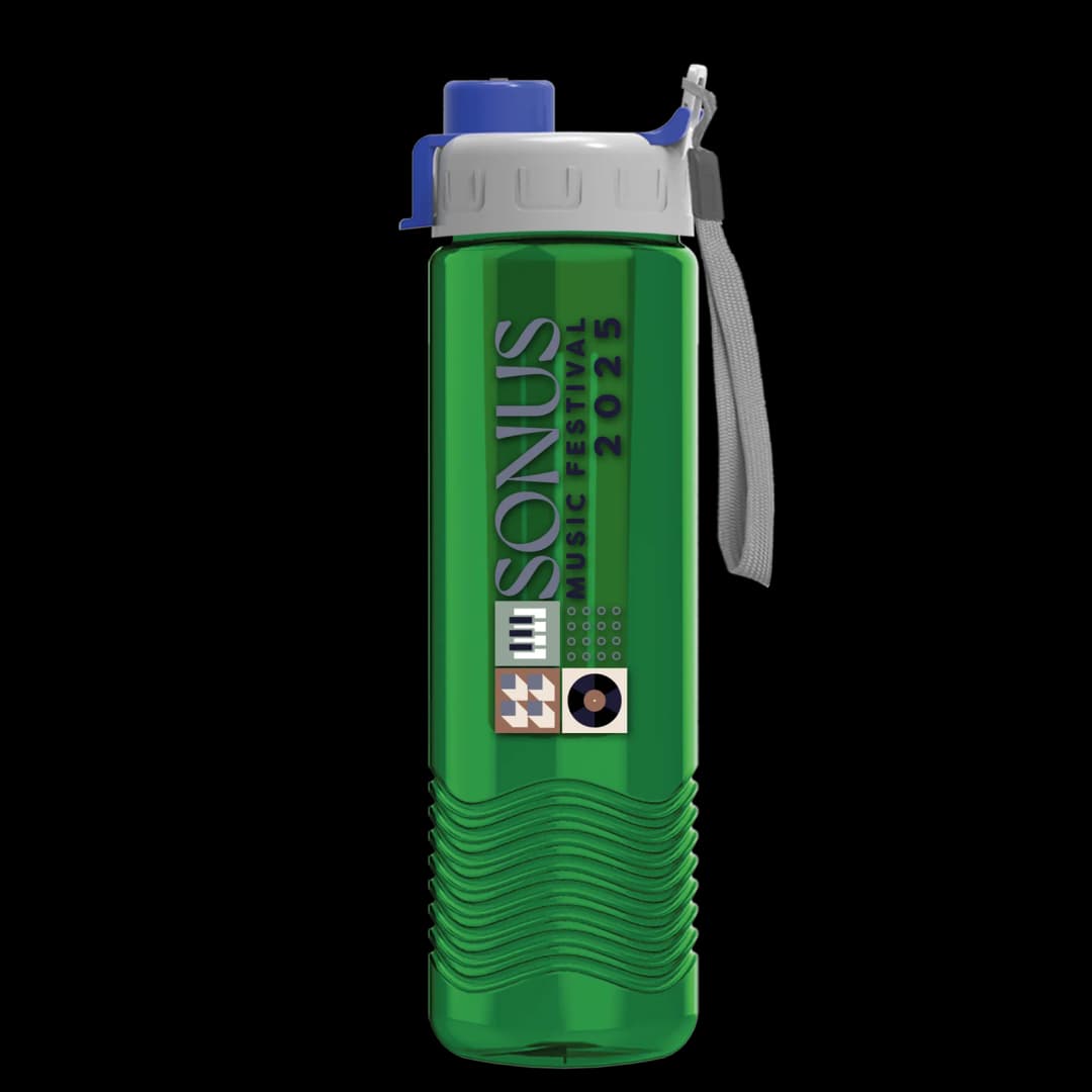 Wave Tritan® Bottle with Quick-Snap Lid and Infuser - 24 oz.