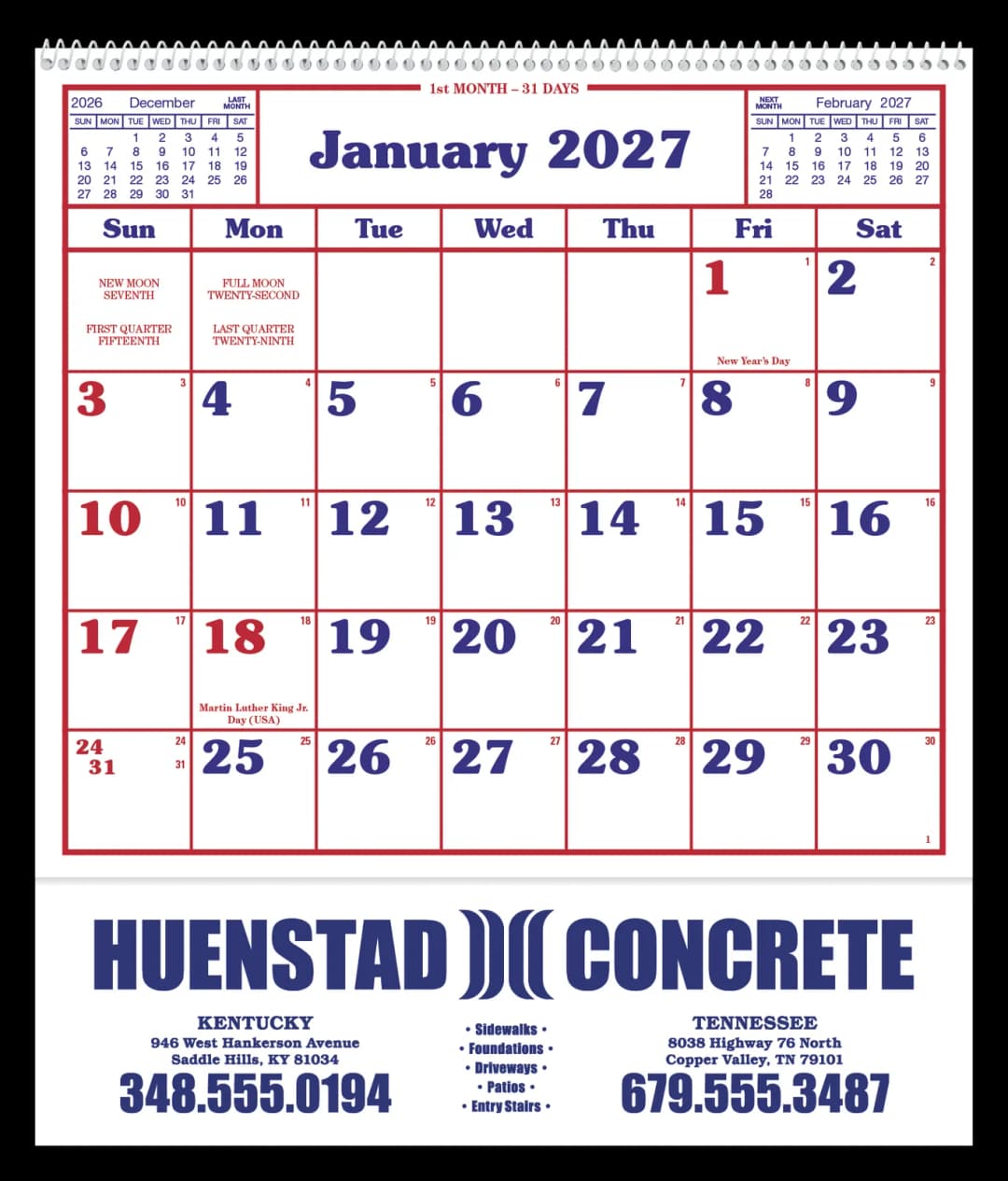 Home/Office Appointment Calendar
