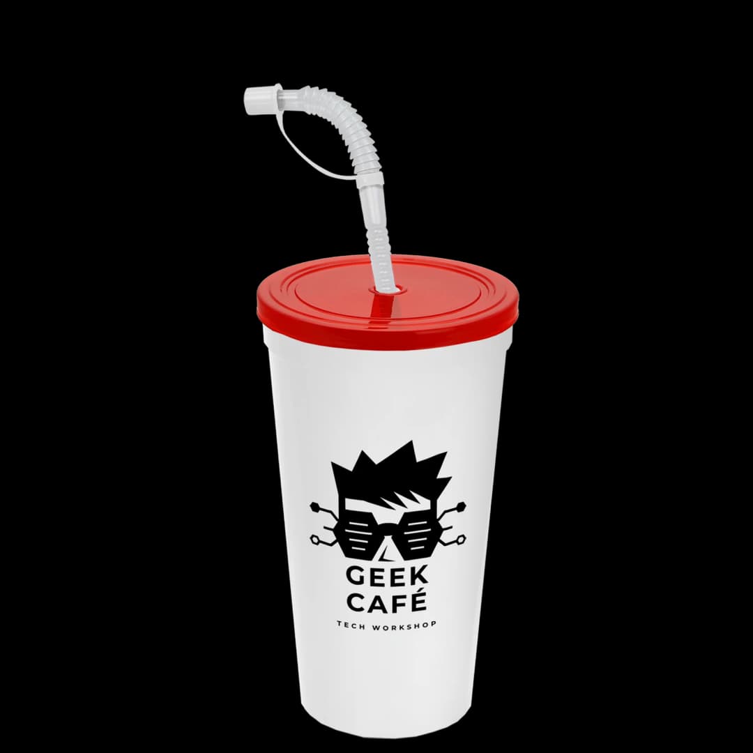 Sport Sipper Cup with Straw Lid - 24 oz.