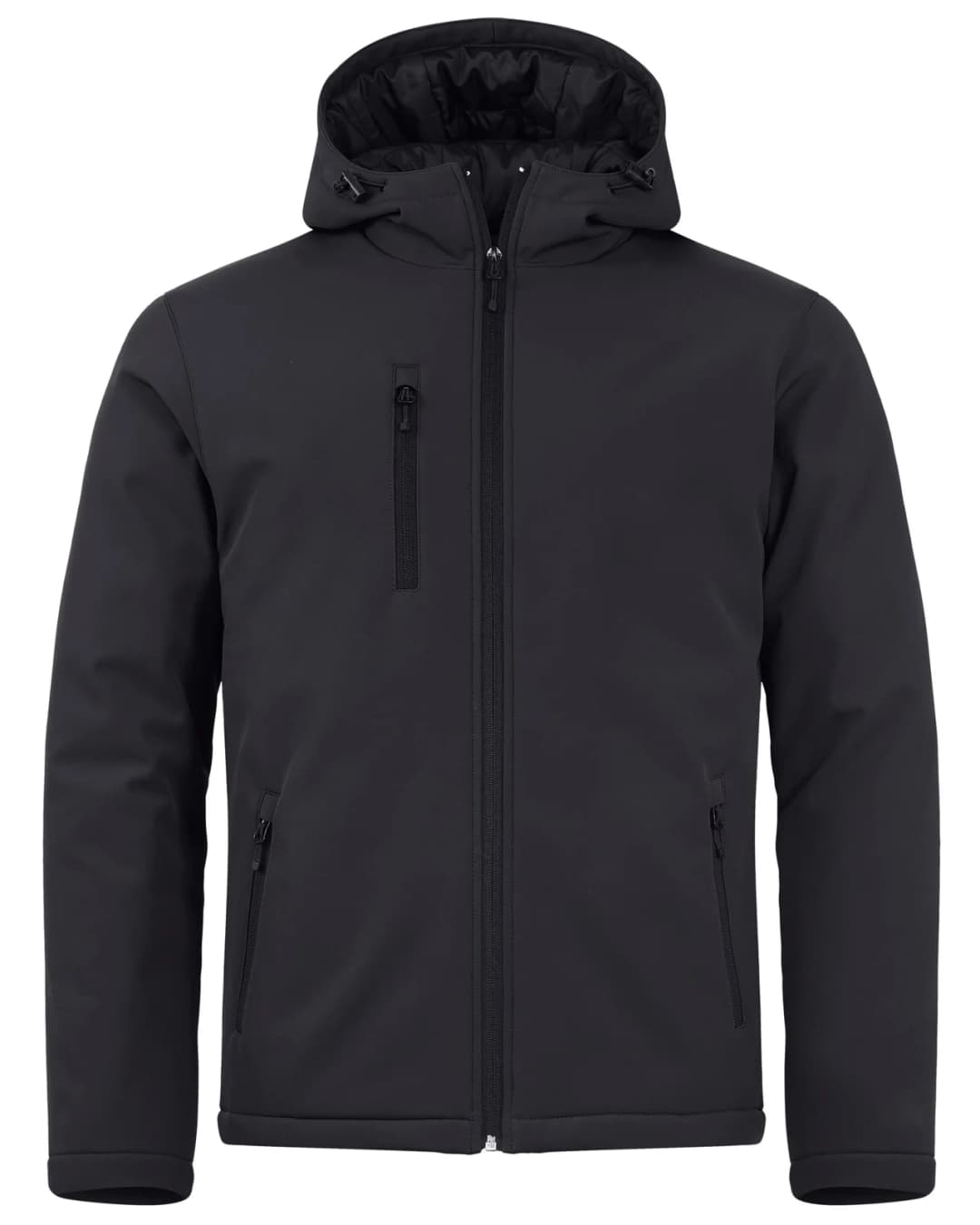 Clique Equinox Insulated Softshell Mens Full Zip Hooded Jacket
