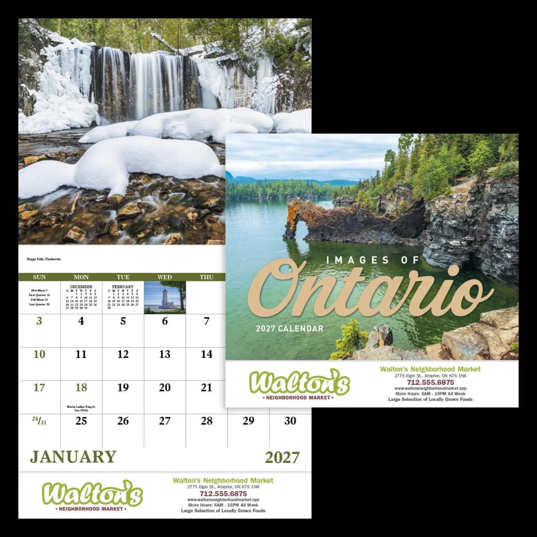 Images of Ontario - Stapled Calendar