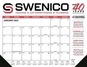 Skinner & Kennedy® Desk Pad Calendar (Item 50-E)