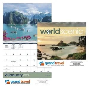 Triumph® Calendars World Scenic Calendar (Item 1712)