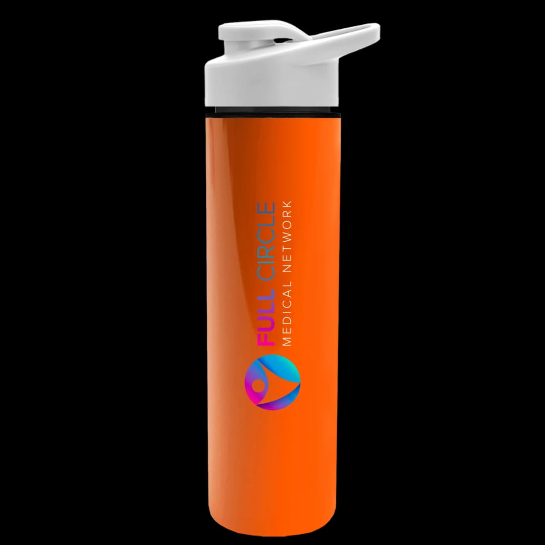 Slim Double-Wall Insulated Bottle with Drink-Thru Lid - 16 oz.