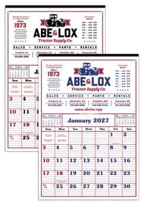 Skinner & Kennedy® Commercial 12-Sheet Calendar (Item 25-E)