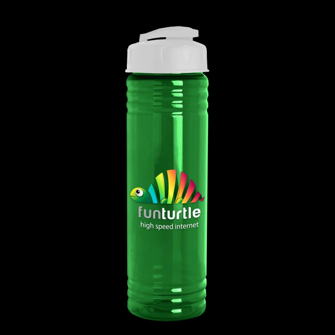 Slim Fit RPET Bottle with Flip-Top Lid - 24 oz.