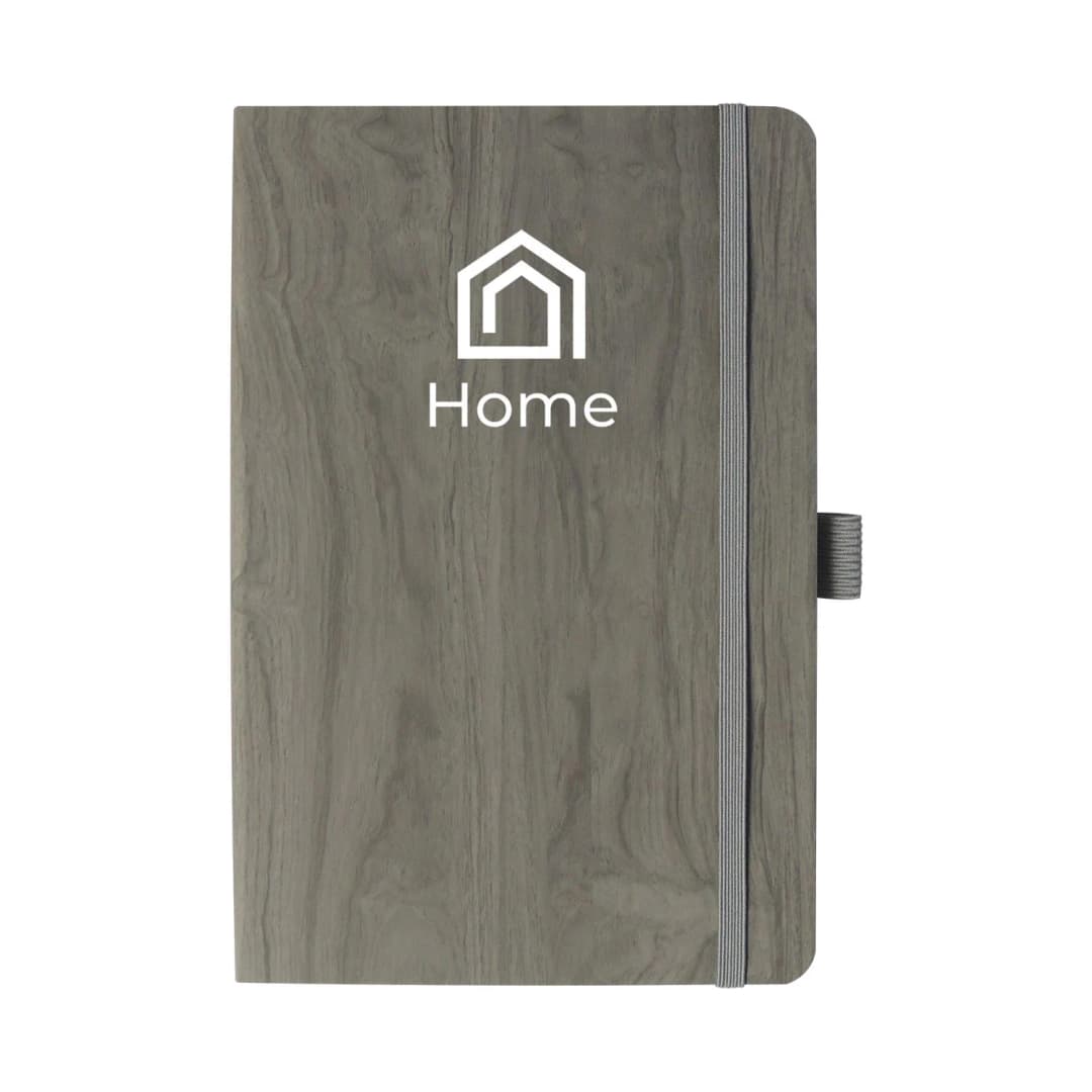 Soft-Touch Wood Grain Journal