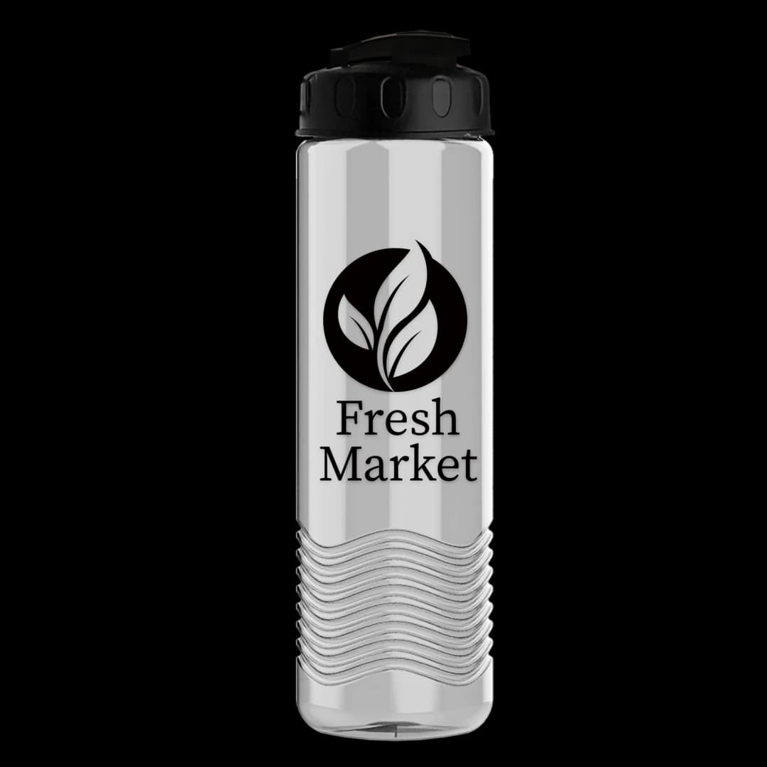 Wave Tritan® Bottle with Flip-Top Lid - 24 oz.