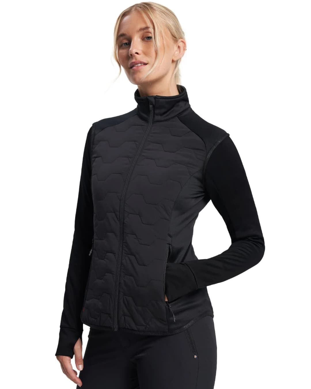 Tenson Txlite Solvik Recycled Hybrid Midlayer Womens Vest