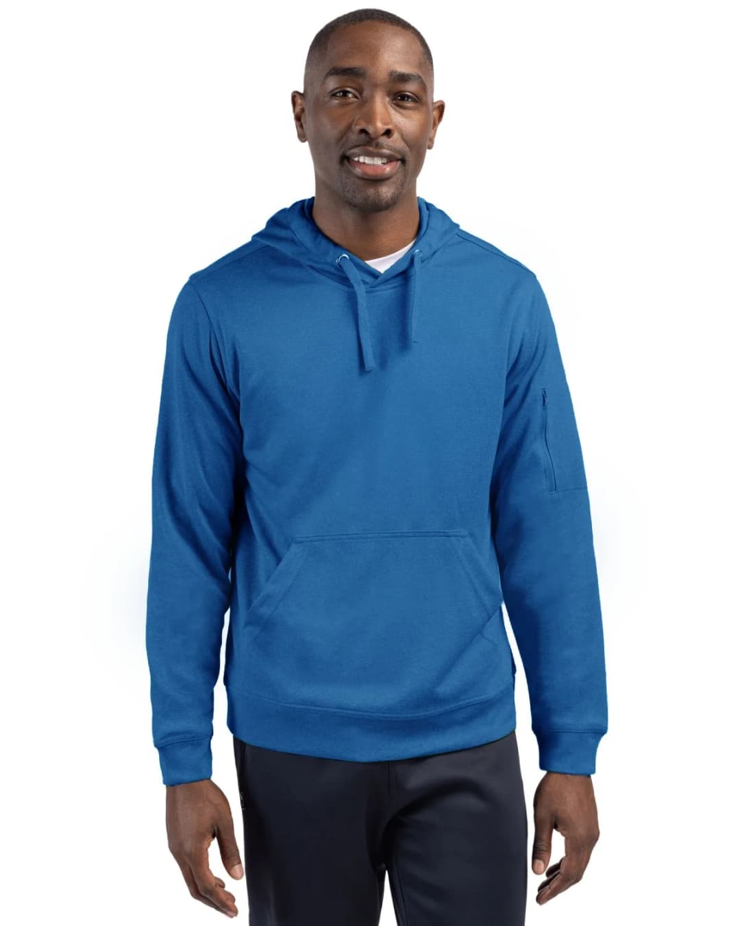 Clique Lift Solution-dyed Performance Unisex Hooded Pullover Sweatshirt