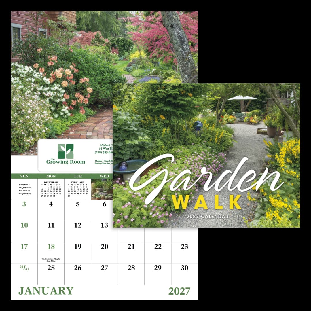Garden Walk - Window Calendar