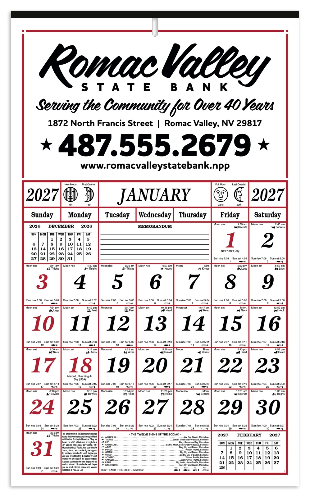 7-Sheet Almanac