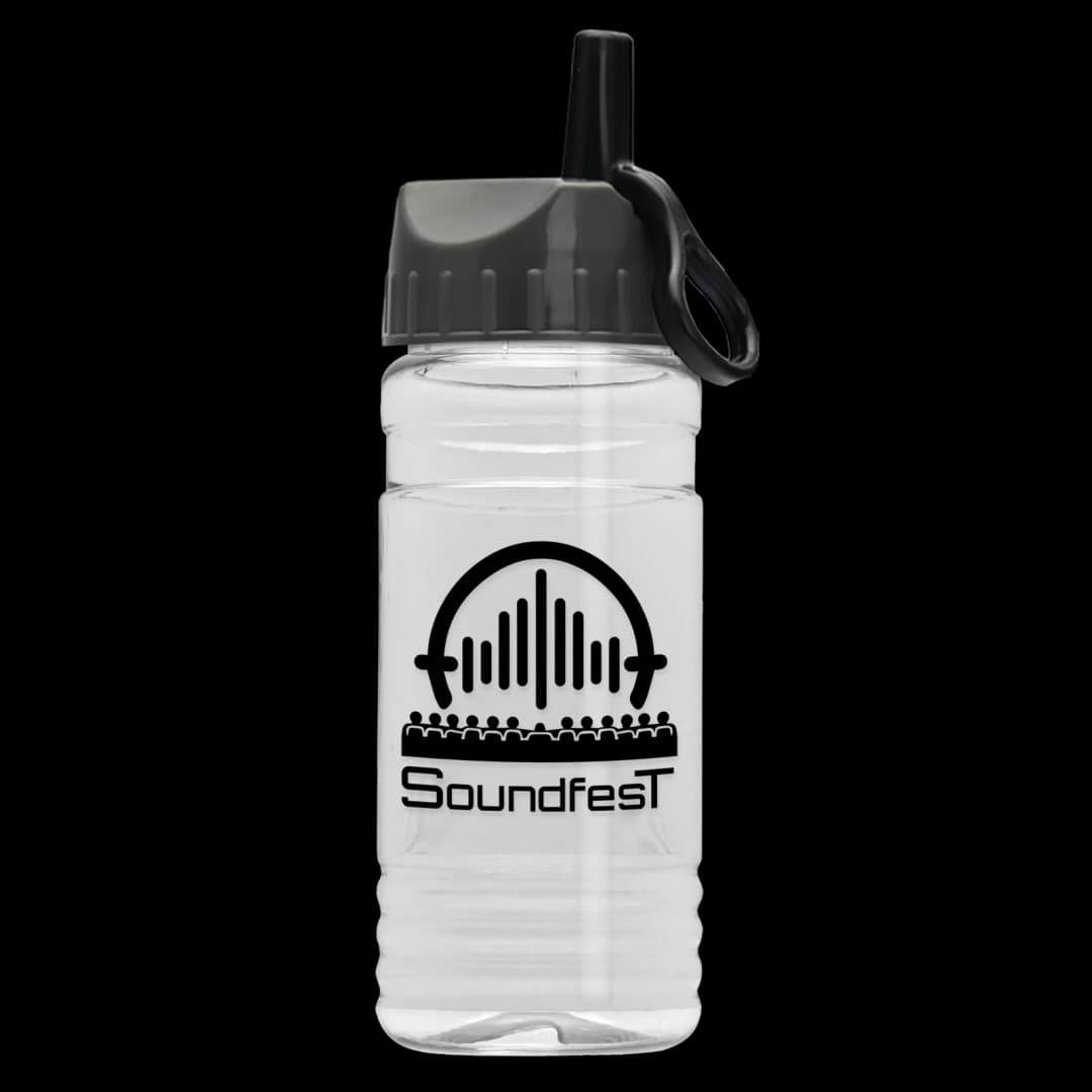 Groove Tritan® Bottle with Ring-Straw Lid - 20 oz.