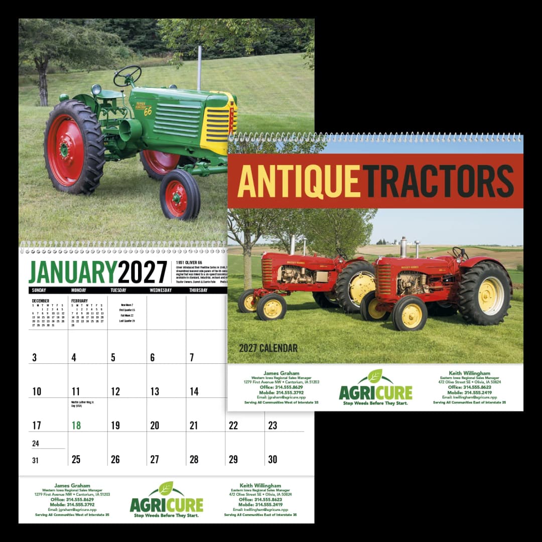 Antique Tractors Calendar