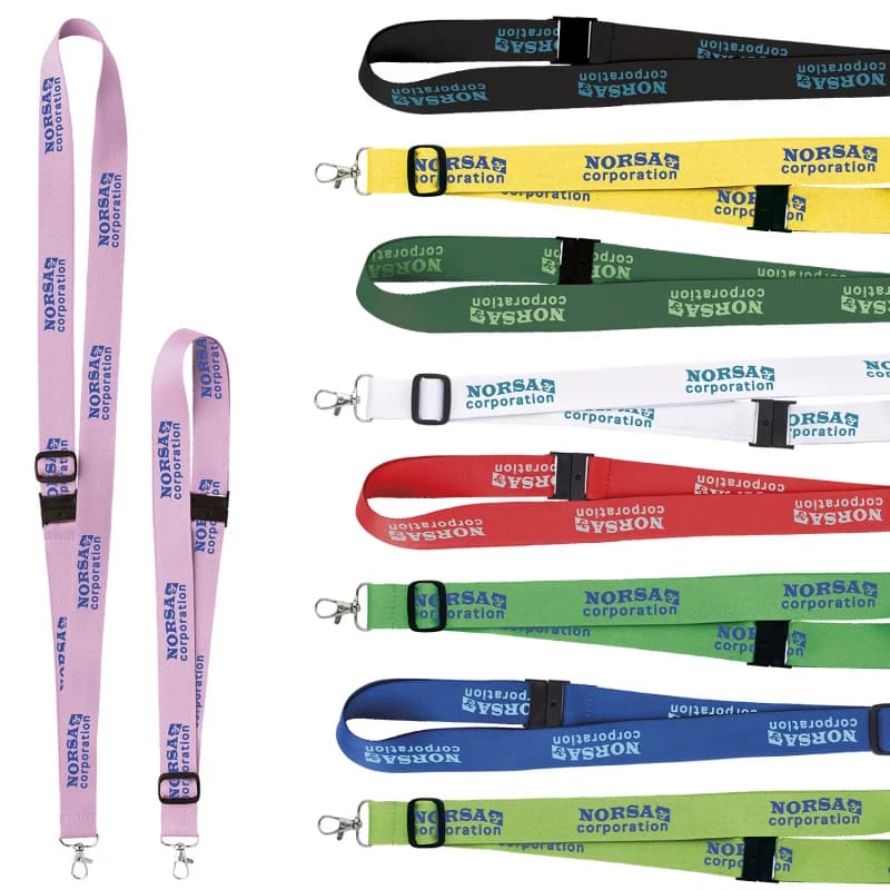 1" Adjustable Polyester Lanyard