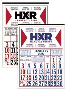 Skinner & Kennedy® Commercial 12-Sheet Calendar (Item 80-E)