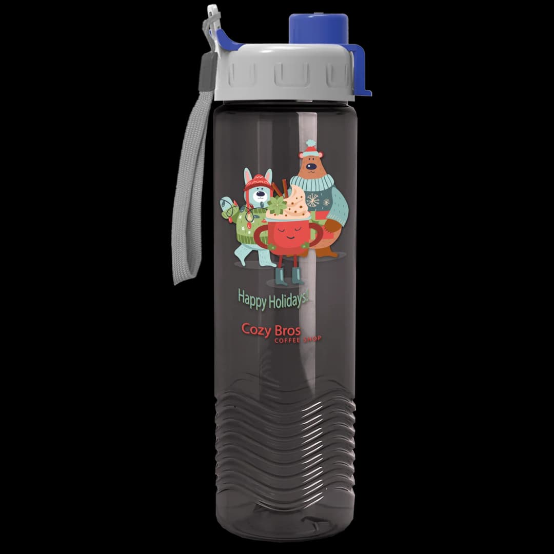 Wave Tritan® Bottle with Quick-Snap Lid - 24 oz.