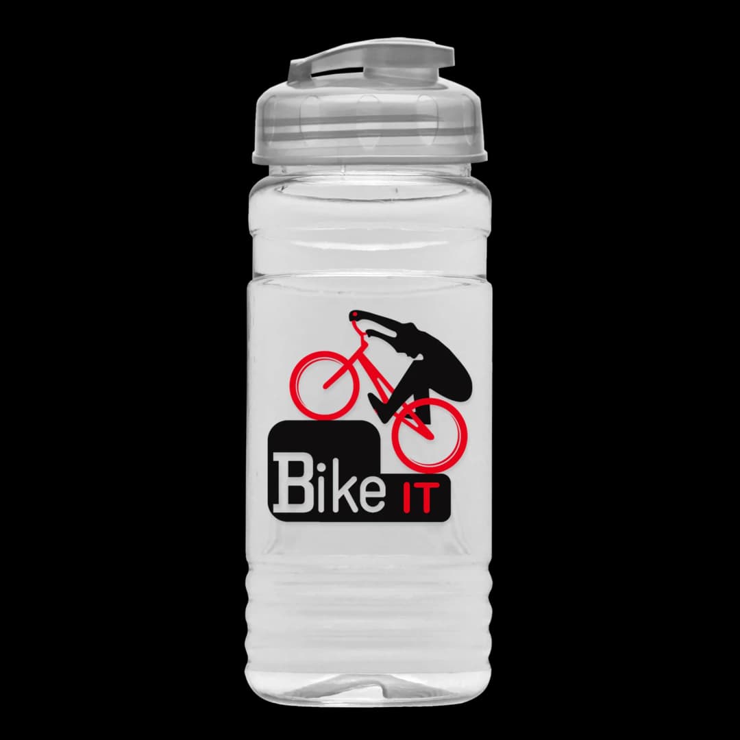 Clear Bottle with Flip-Top Lid - 20 oz.