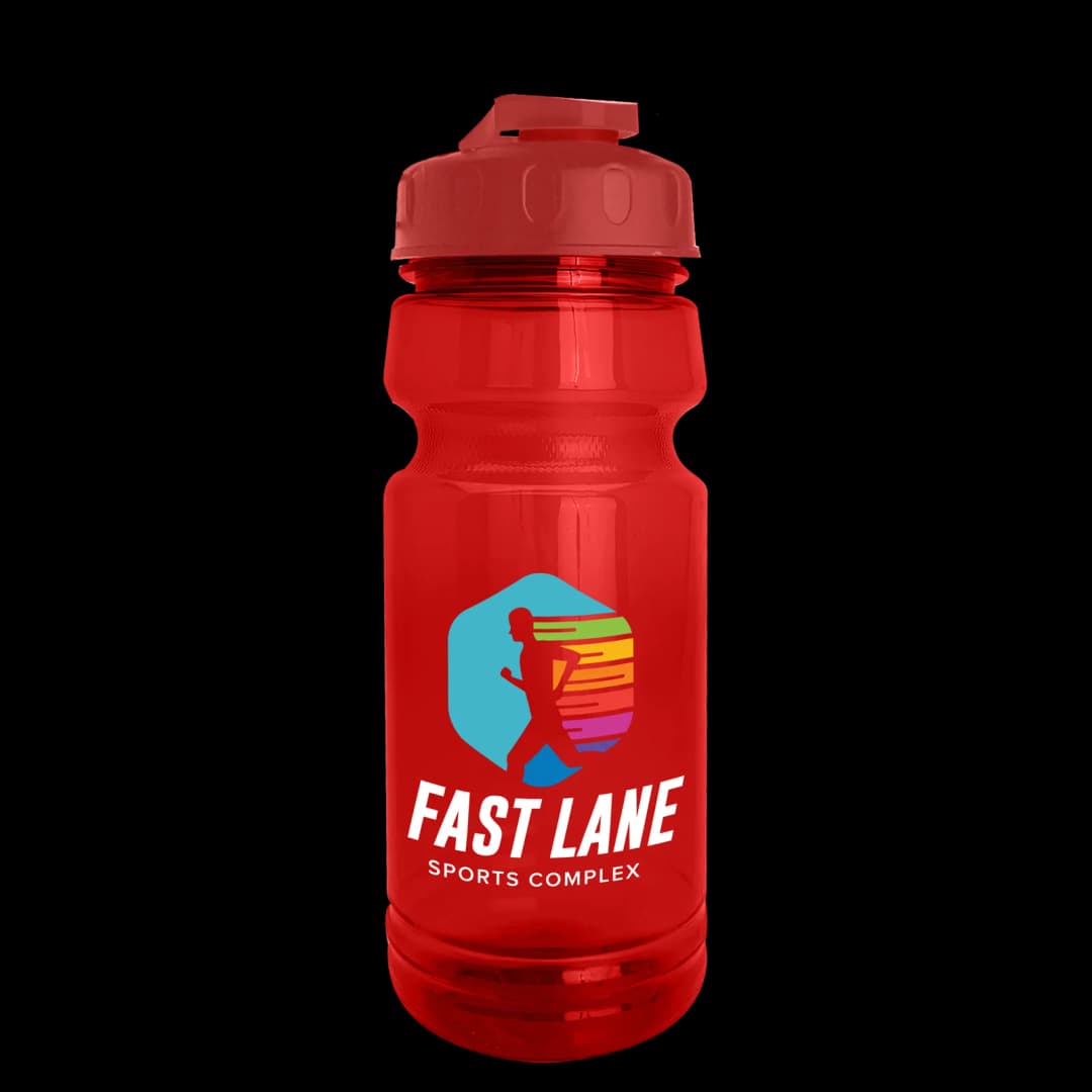 Trainer RPET Bottle with Flip-Top Lid - 24 oz.