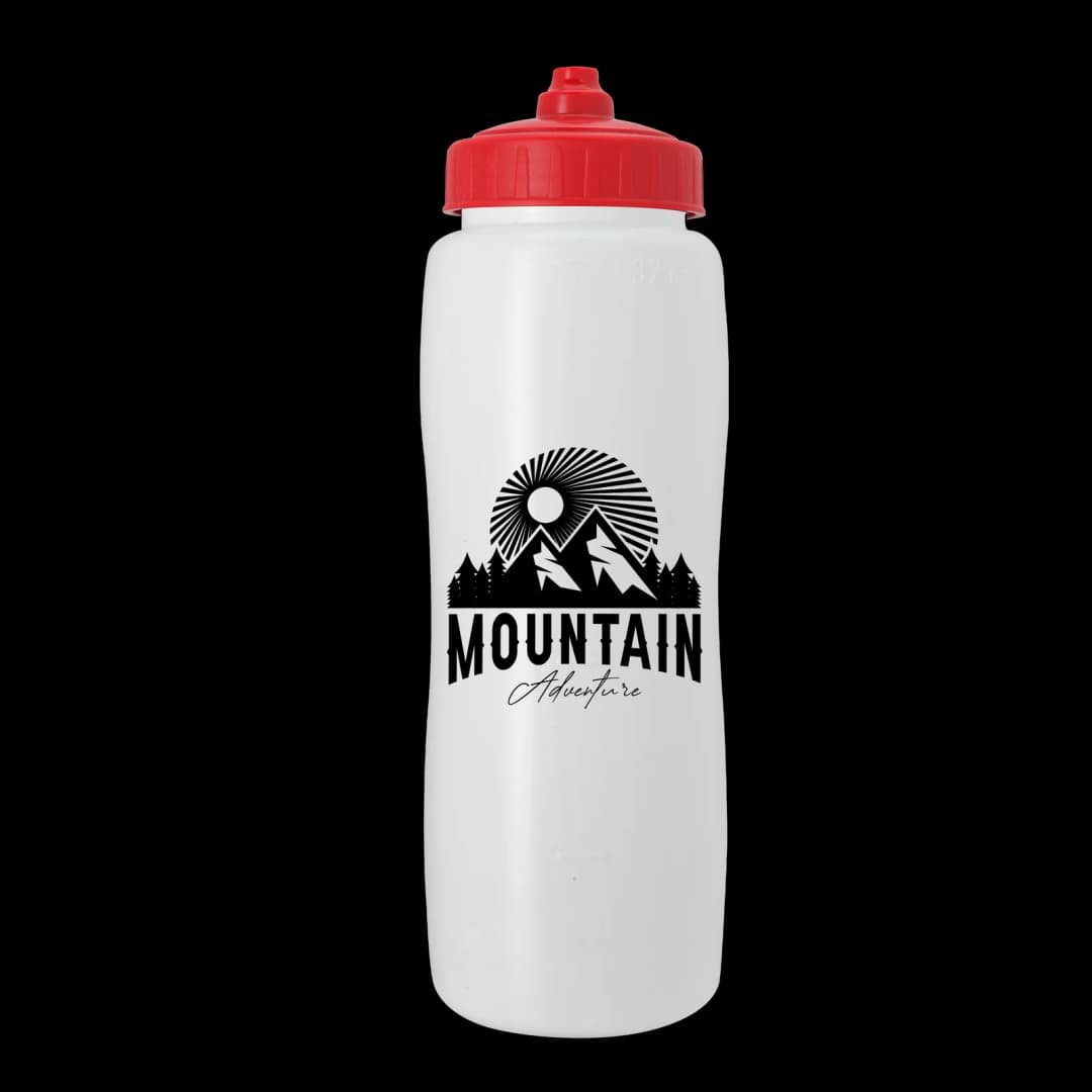 Curve Sport Bottle with Mighty-Shot Valve Lid - 32 oz.