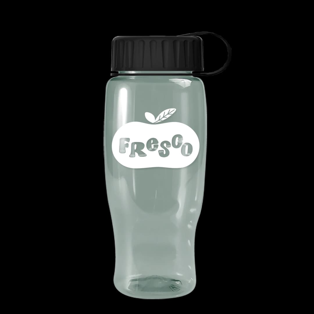 Poly+ Recycled Bottle with Tethered Lid - 27 oz.