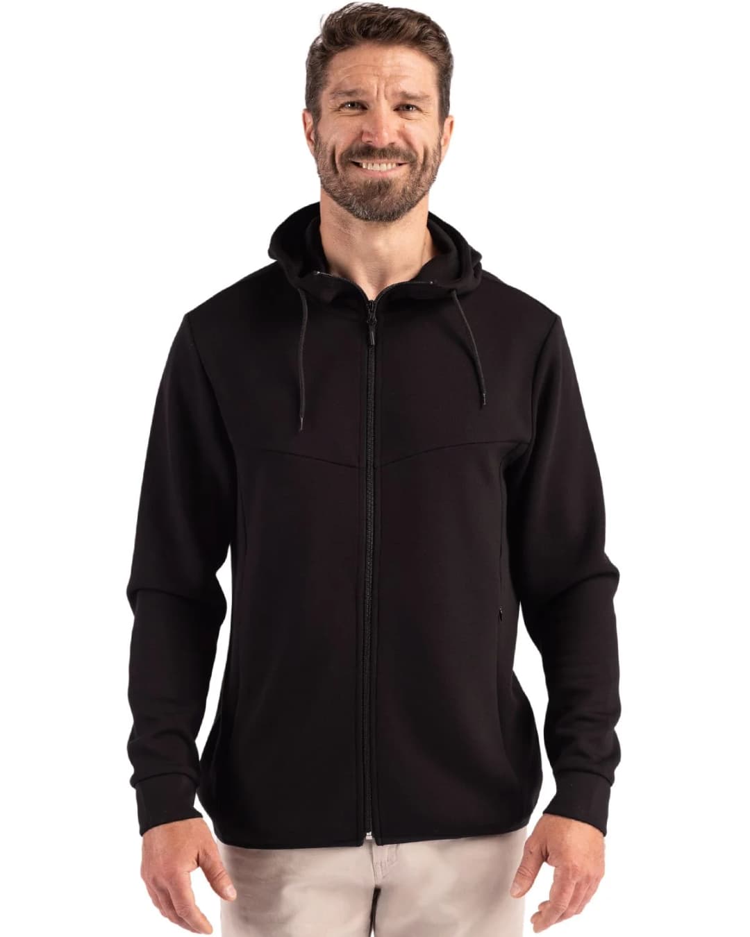 Clique Haven Recycled Mens Full Zip Hooded Sweatshirt