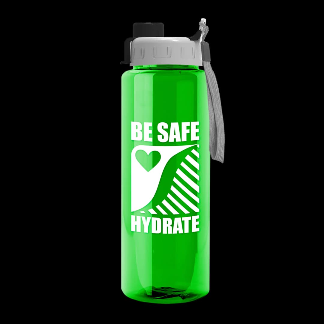 Guzzler Bottle with Quick-Snap Lid - 32 oz.
