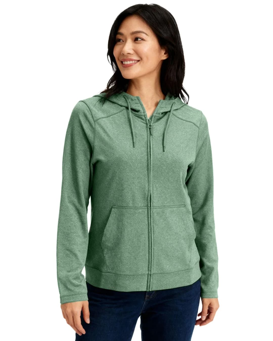 Clique Dash Recycled Womens Full Zip Hooded Sweatshirt