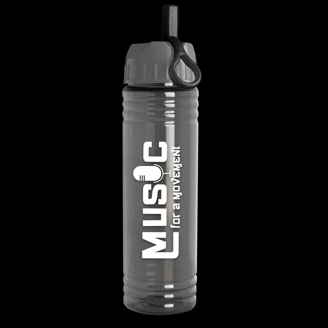 Slim Fit Bottle with Ring-Straw Lid - 24 oz.