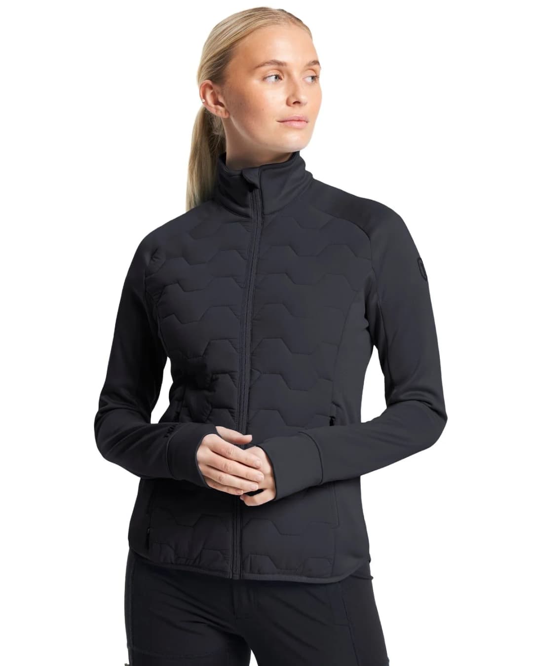 Tenson Txlite Solvik Recycled Hybrid Midlayer Womens Full Zip