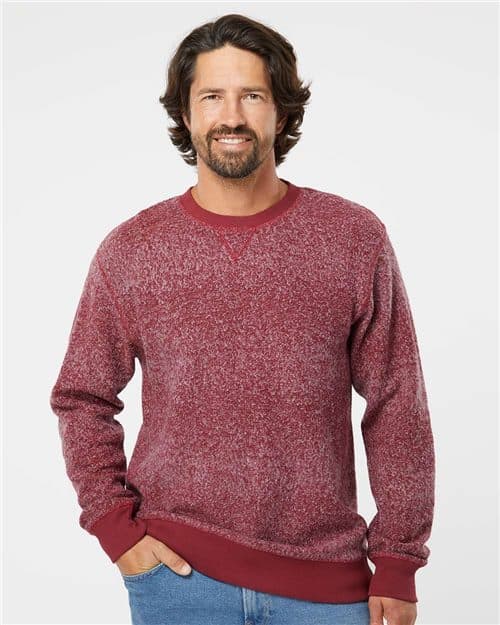 J. America Unisex Aspen Fleece Crewneck Sweatshirt