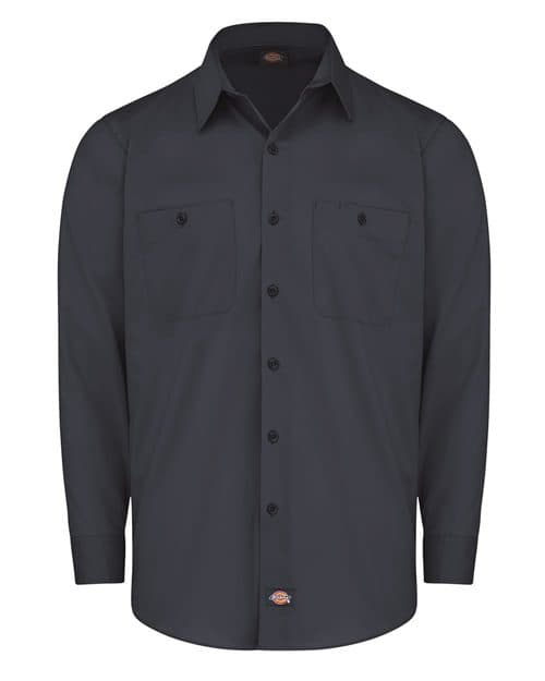 Dickies Men's Tall Industrial Worktech Ventilated Long Sleeve Work Shirt