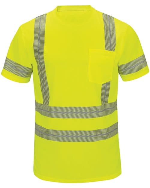 Red Kap Men's High Visibility Short Sleeve T-Shirt