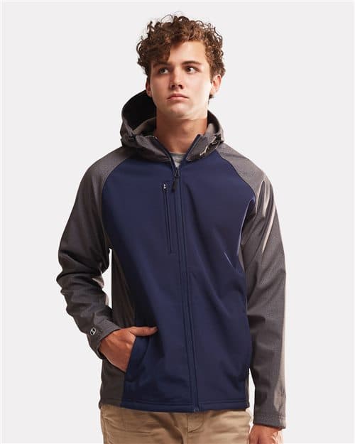 Holloway Men's Raider Hooded Soft Shell Jacket