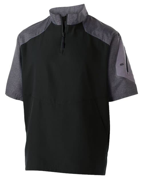 Holloway Unisex Raider Short Sleeve Quarter-Zip Pullover