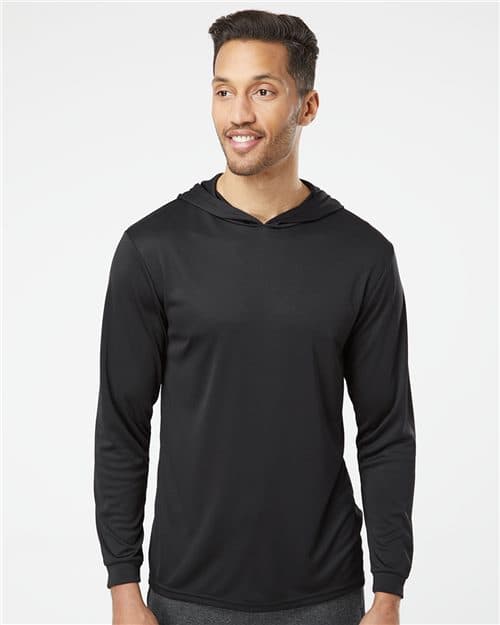 Paragon Unisex Bahama Performance Hooded Long Sleeve T-Shirt