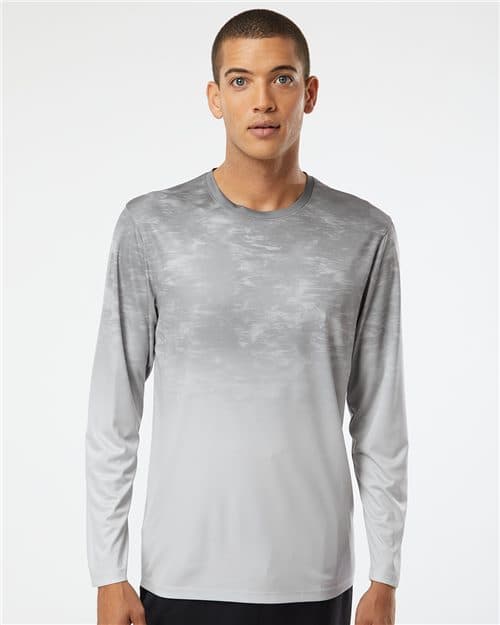 Paragon Unisex Montauk Oceanic Fade Performance Long Sleeve T-Shirt