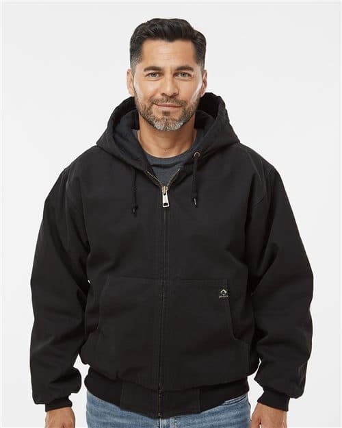 DRI DUCK Men's Tall Cheyenne Boulder Cloth™ Hooded Jacket with Tricot Quilt Lining