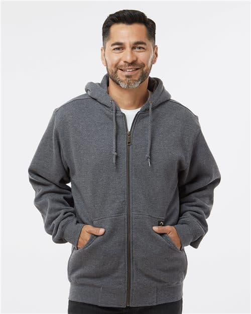 DRI DUCK Men's Tall Crossfire Heavyweight Power Fleece Hooded Jacket with Thermal Lining