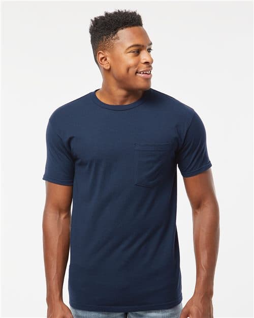 Tultex Unisex Heavyweight Jersey Pocket T-Shirt
