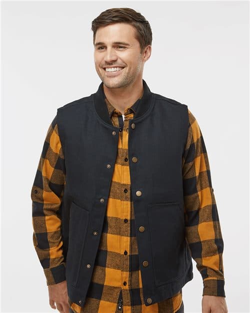 Independent Trading Co. Men's Insulated Canvas Workwear Vest