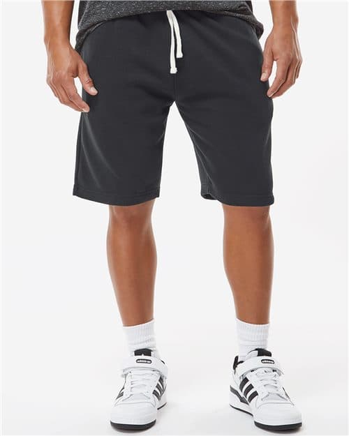 J. America Unisex Triblend Fleece Shorts