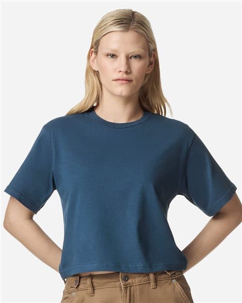 American Apparel Women's Fine Jersey Mid-Length Boxy Tee