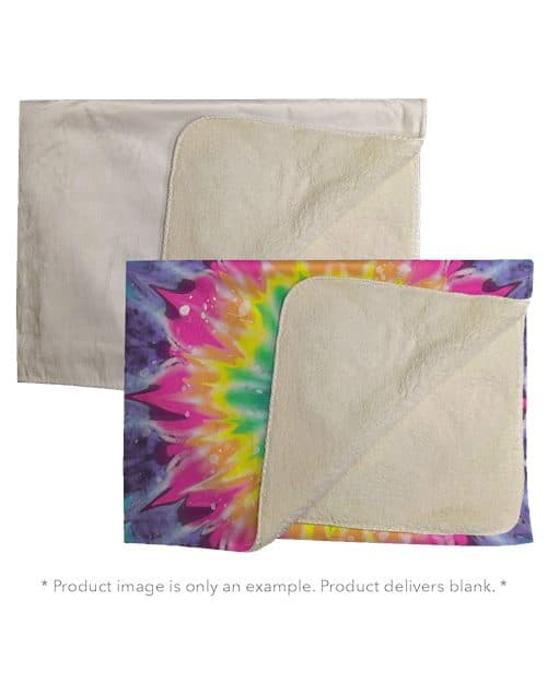 Liberty Bags Sublimation Micro Mink Sherpa Plush Blanket