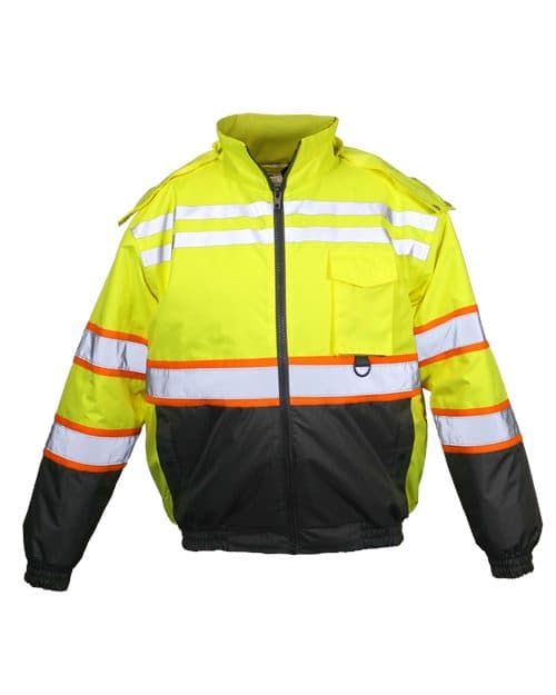 Kishigo Unisex Economy Contrast Class 3 Bomber Jacket