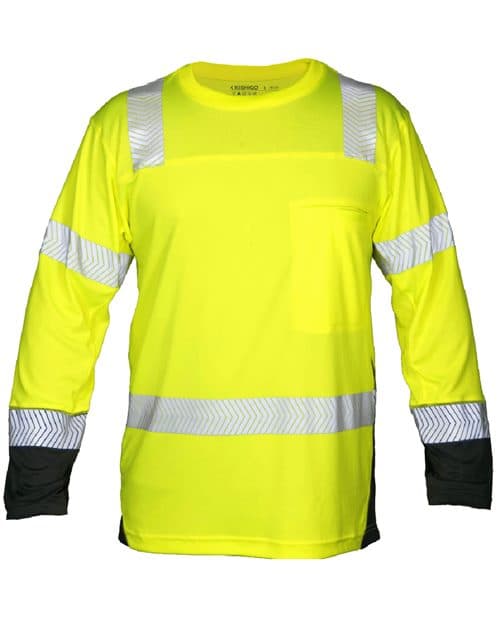 Kishigo Unisex Premium Black Series® Cool Touch Class 3 Long Sleeve T-Shirt