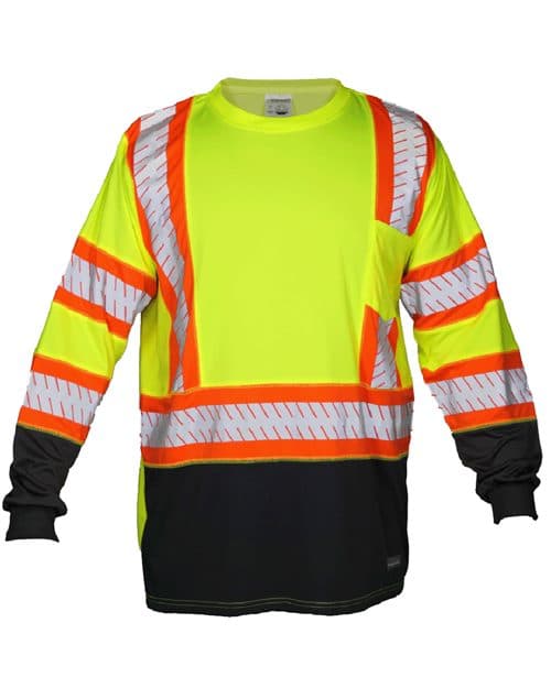 Kishigo Unisex DOT Class 3 Long Sleeve T-Shirt